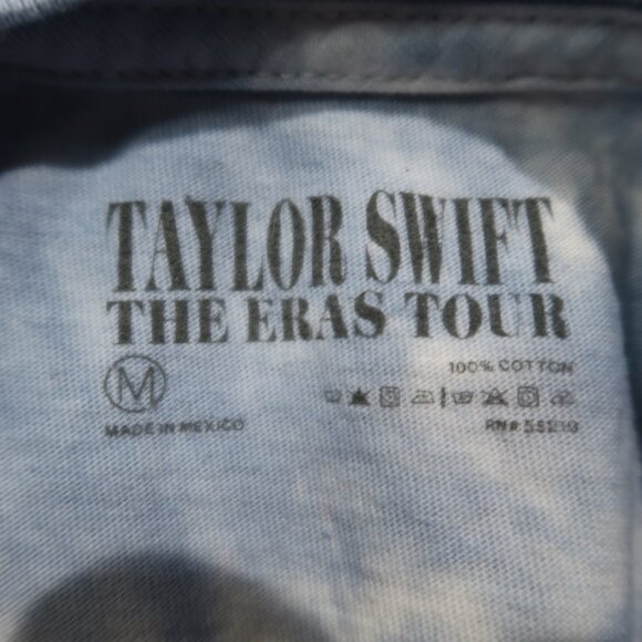 Taylor Swift T Shirt Womens M Sleeveless Tie Dye Graphic Tee Crew Neck Concert - Picture 10 of 11